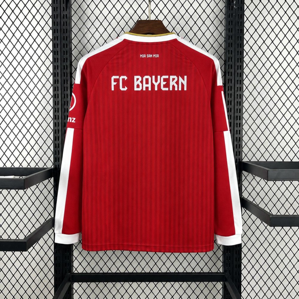 2026-27 Bayern Munich Home Long-Sleeve Jersey - Fan Edition