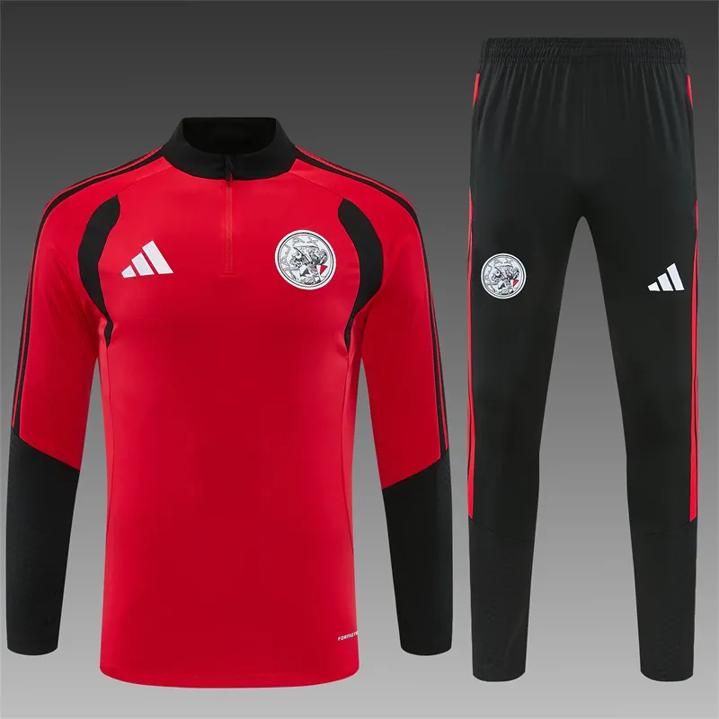 2026-27 Ajax Red Half-Zip Training Kit