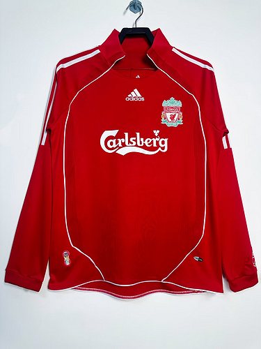 2006-08 Liverpool Home Long Sleeve Retro Jersey