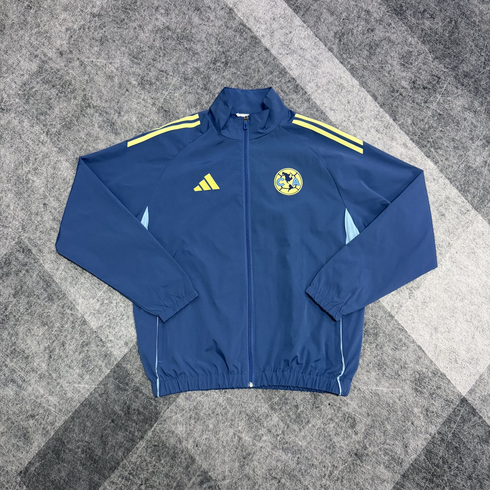 2025-26 Cougars Blue Training Waterproof Windbreaker