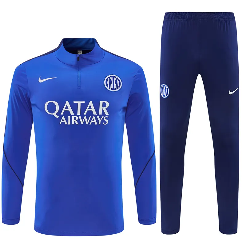 2026-27 Inter Milan Blue Half-Zip Training Jersey