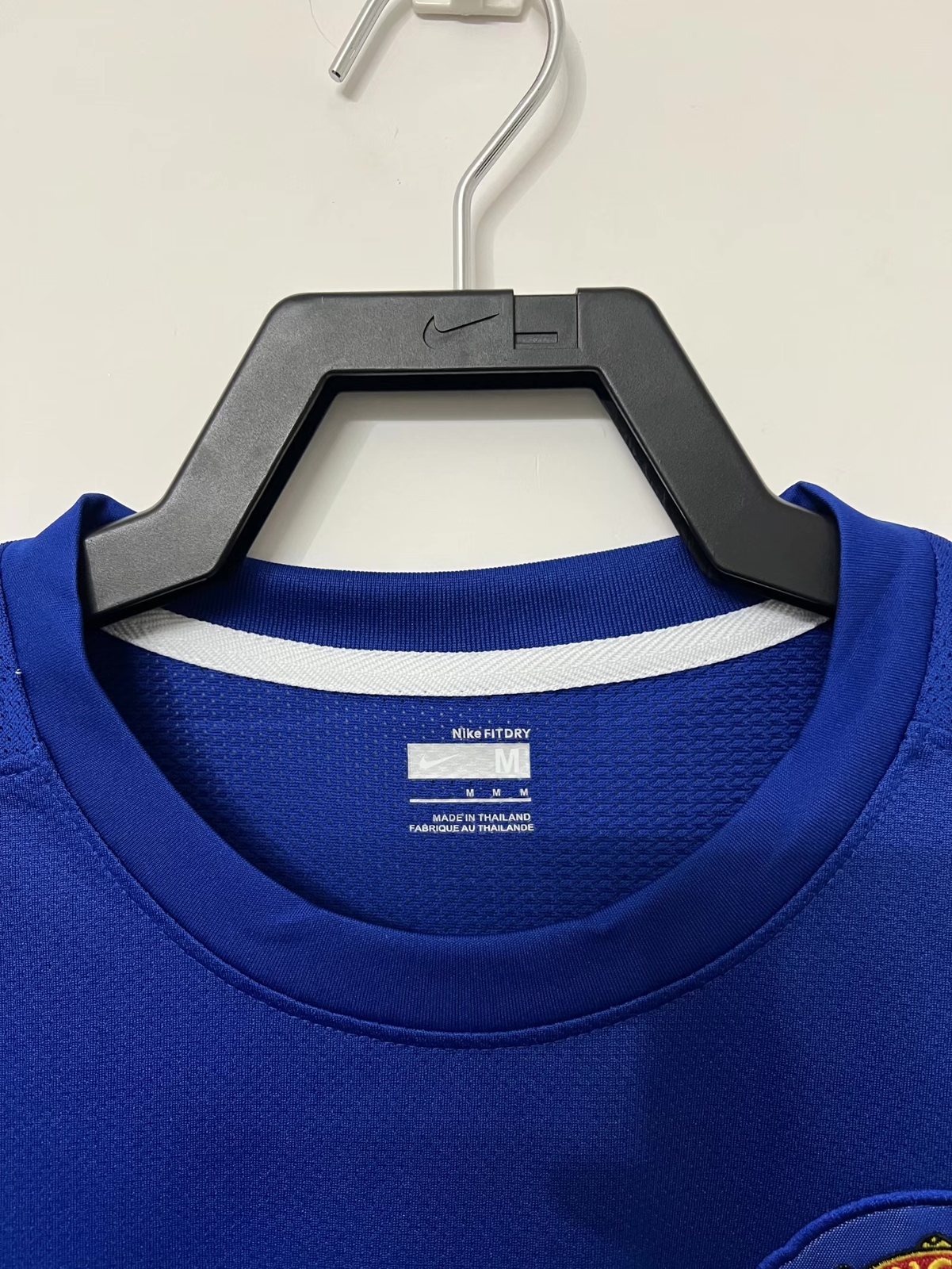 2008-09 Manchester United second away blue retro jersey