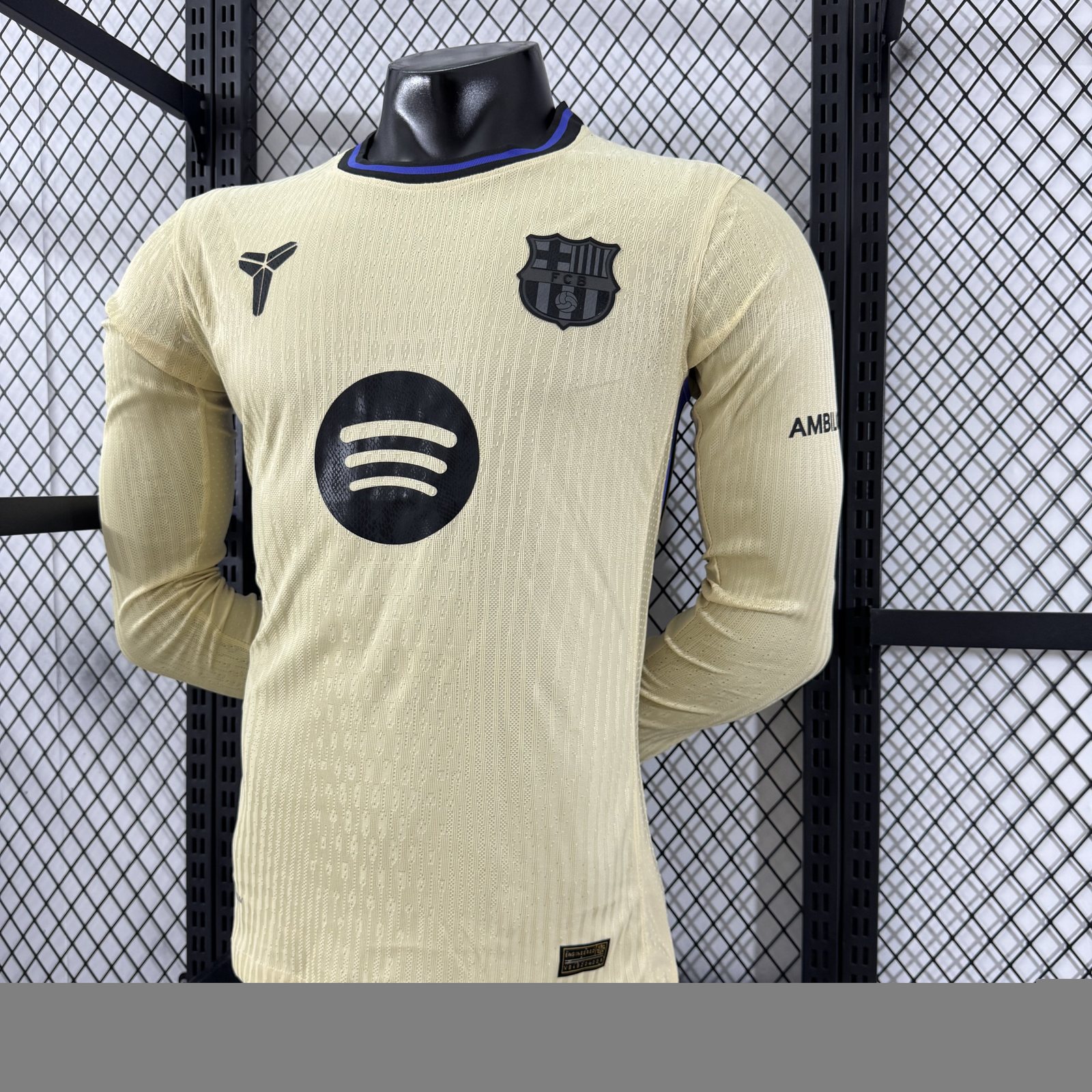 2025-26 Barcelona Away Long-Sleeve Jersey - Player Version