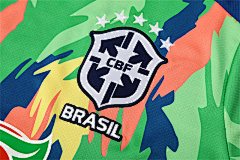 2025-26 Brazil Teal Short Sleeve Training Jersey