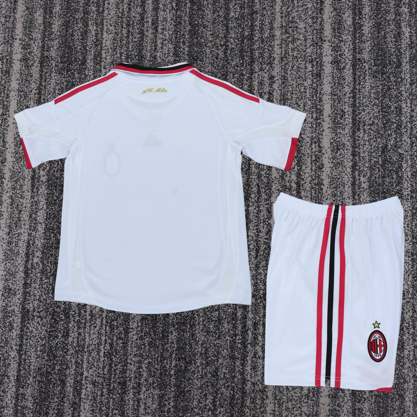 2009-10 AC Milan Away Retro Jersey - Kids