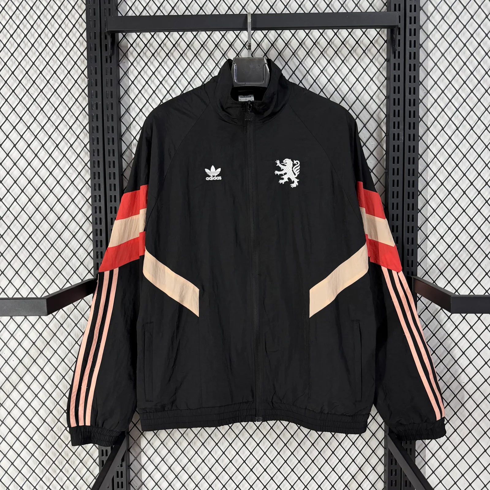 2026-27 Lyon Black Training & Casual Windbreaker