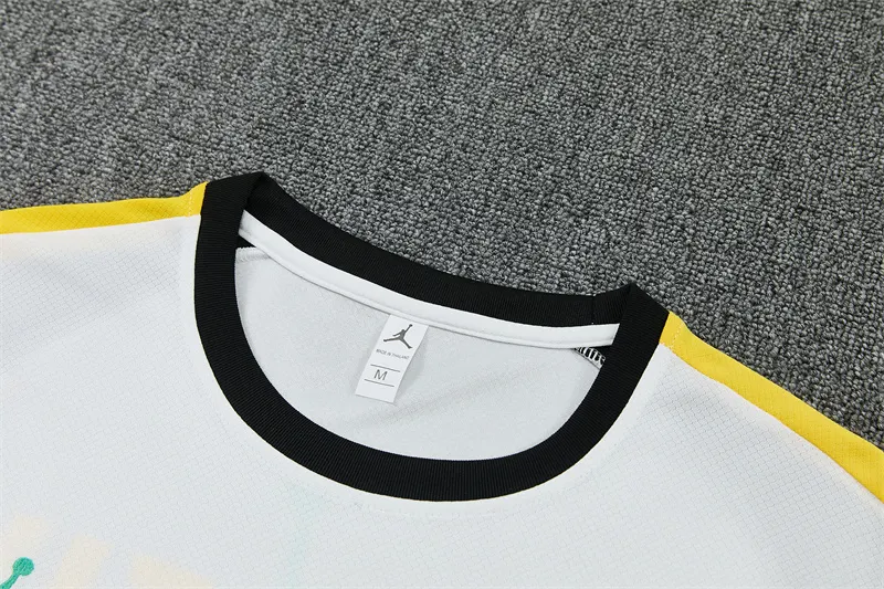 2026-27 Brazil Jordan White Short-Sleeve Training Jersey