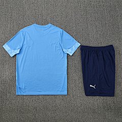 2025-26 Manchester City light blue short-sleeved training jersey