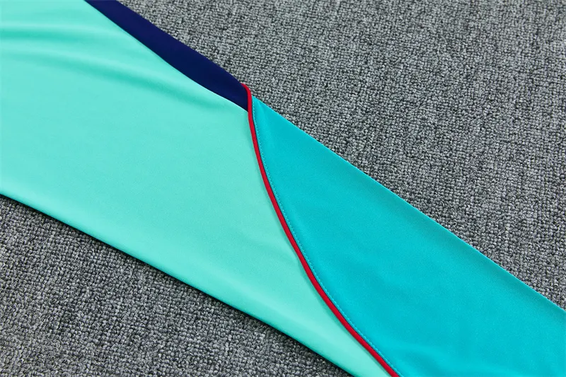 2026-27 Barcelona light blue half-zip training jersey