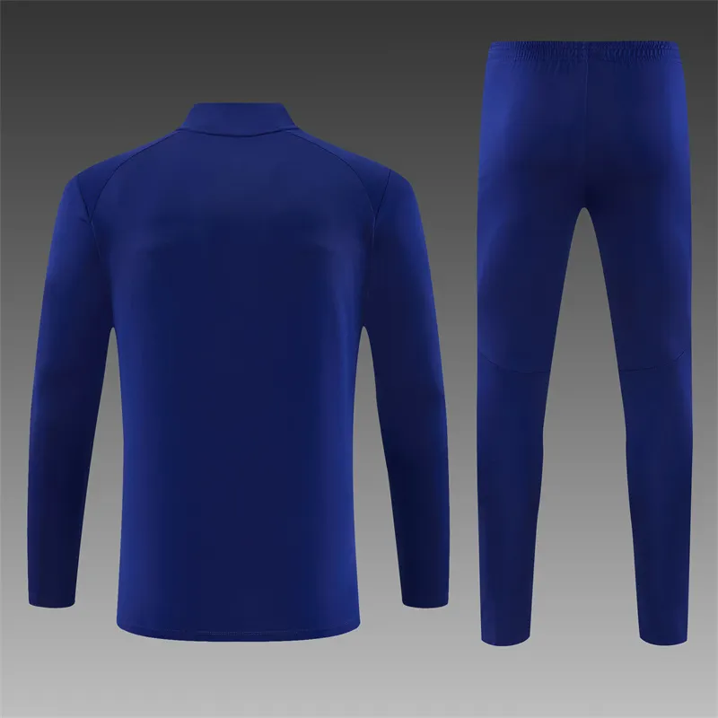 2026-27 Marseille Blue Half-Zip Training Jersey