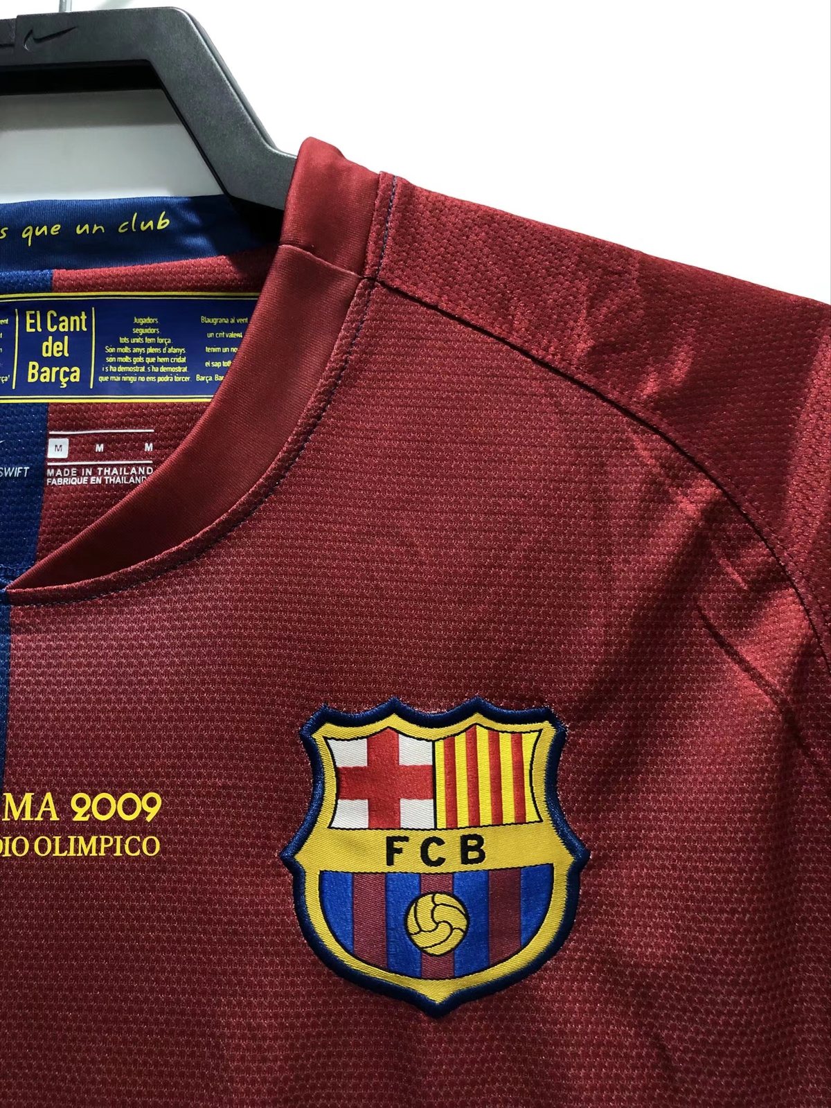 2008-09 Barcelona Home Retro Jersey - Champions League Edition