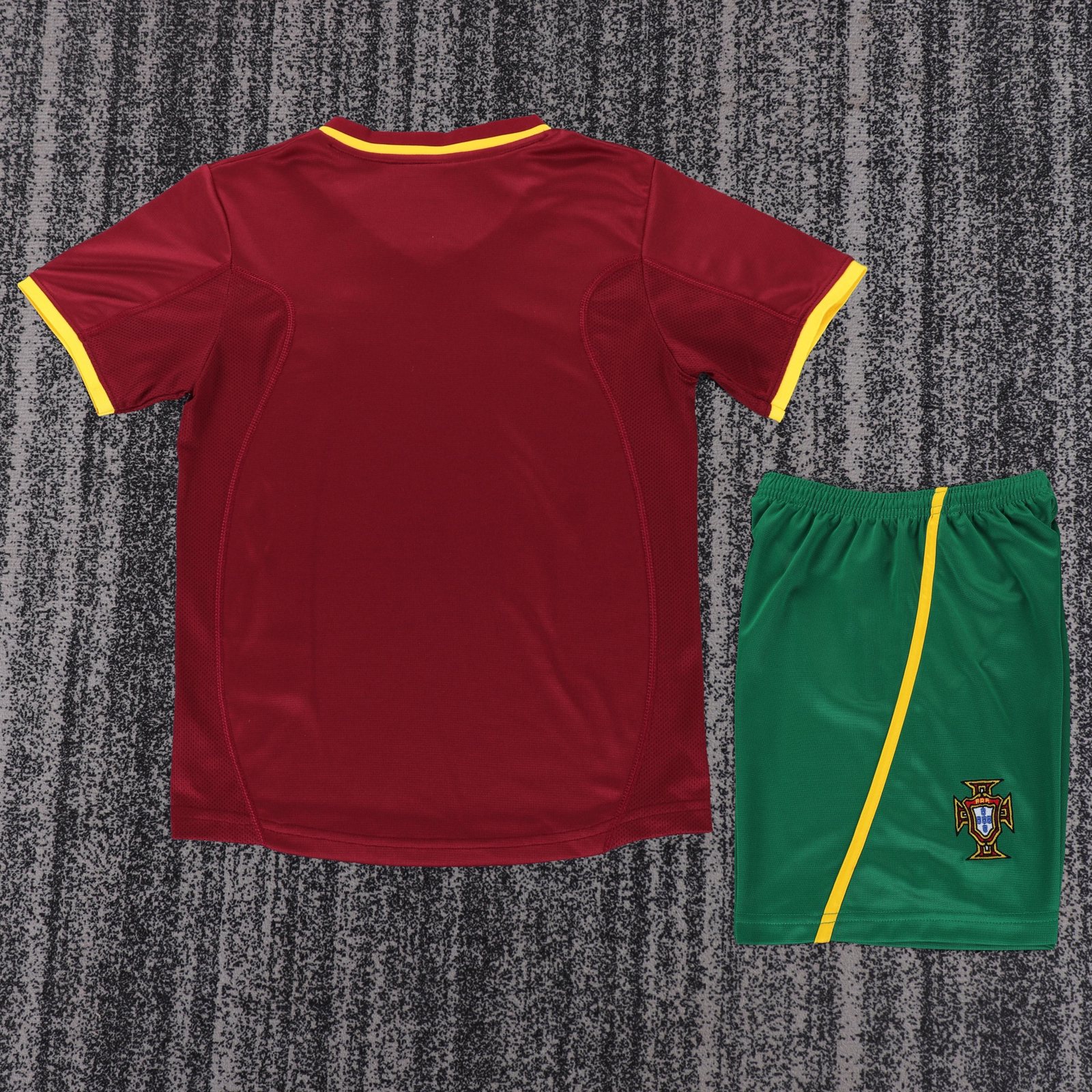 2000 Portugal Home Retro Jersey – Kids
