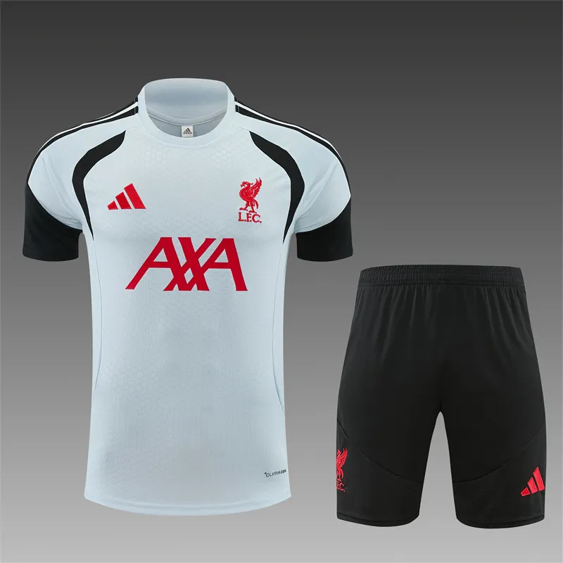 2026-27 Liverpool Light Grey Short-Sleeve Training Jersey
