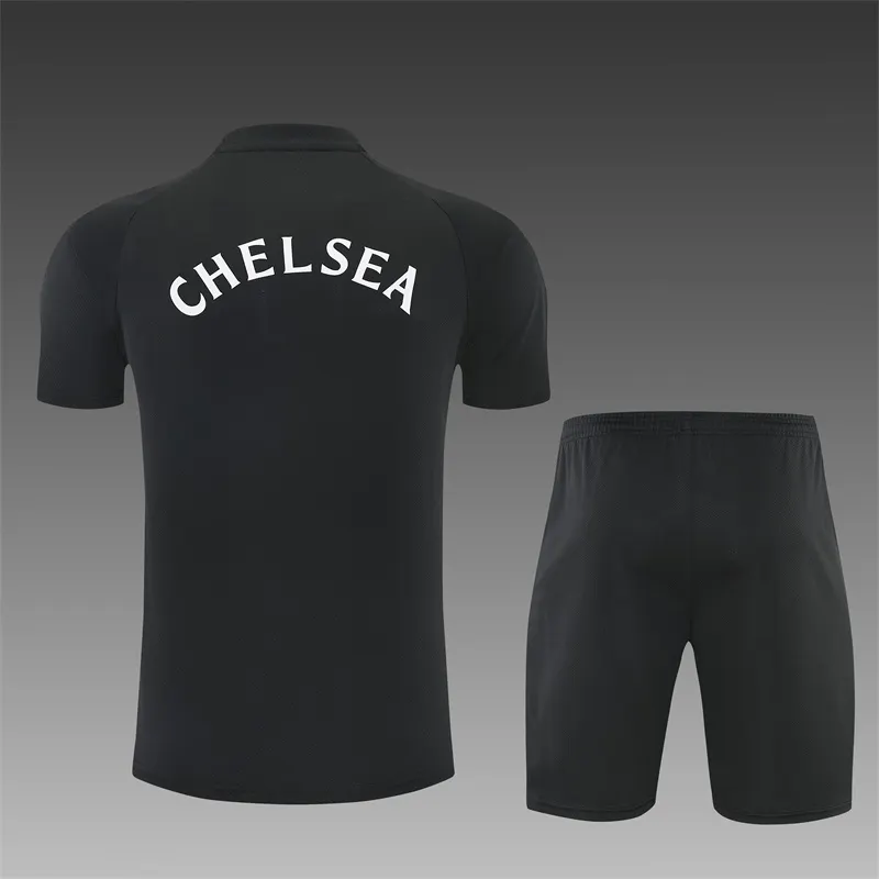 2026-27 Chelsea Black Short-Sleeve Training Jersey