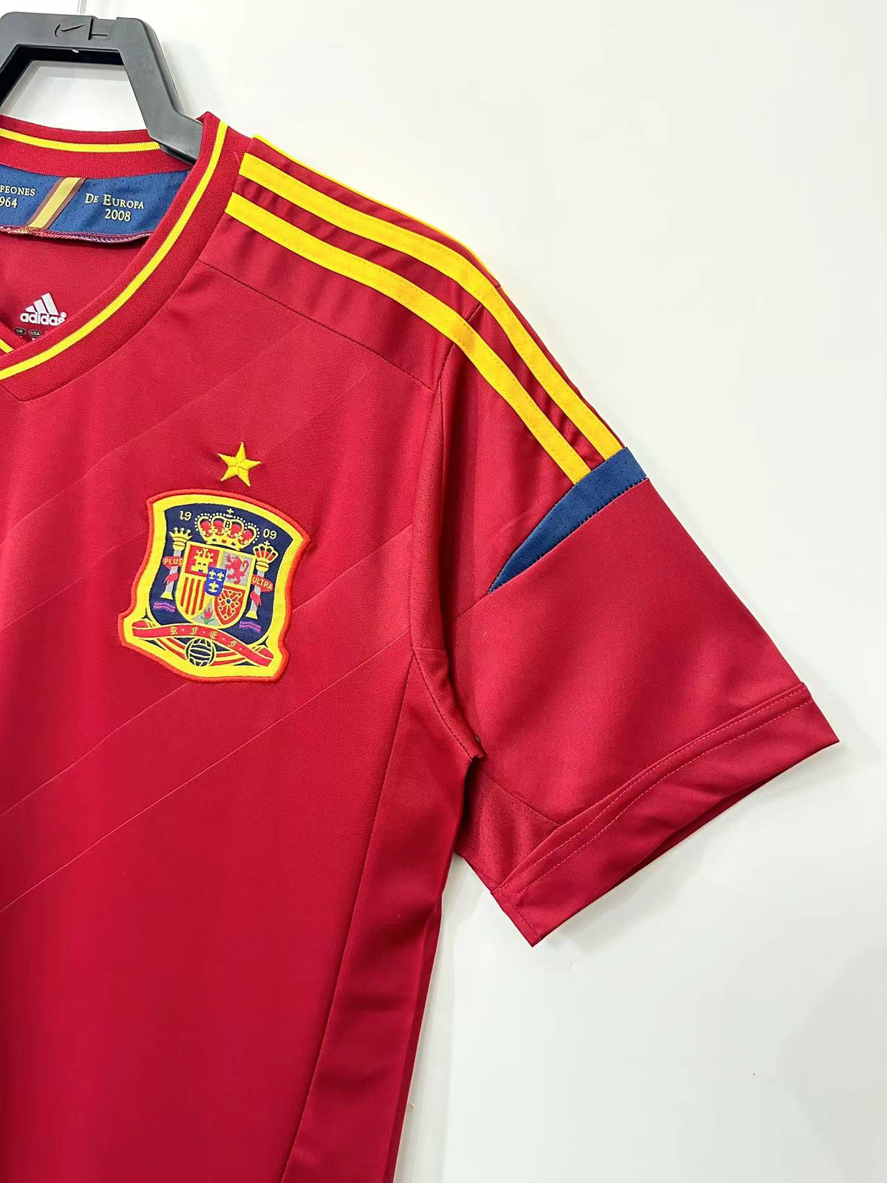 2012 Spain Home Retro Jersey