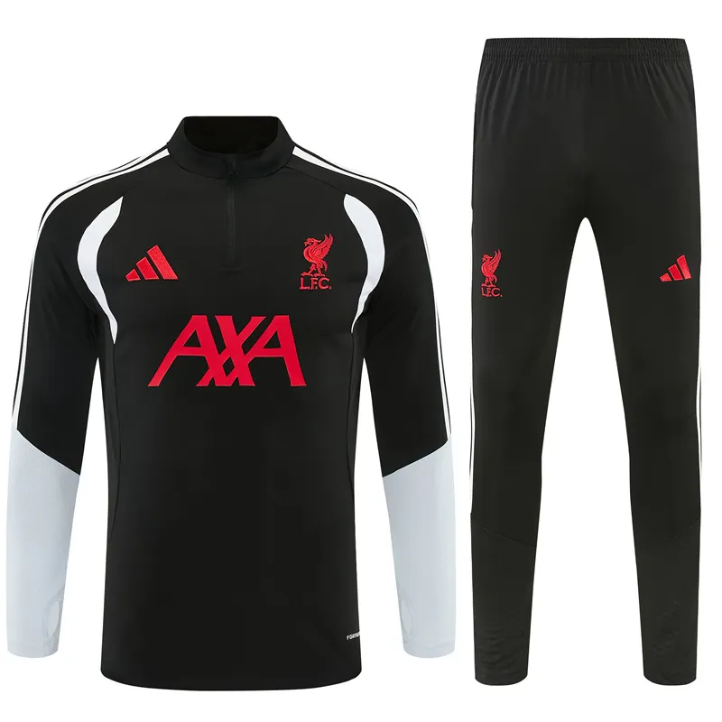 2026-27 Liverpool Black Half-Zip Training Jersey