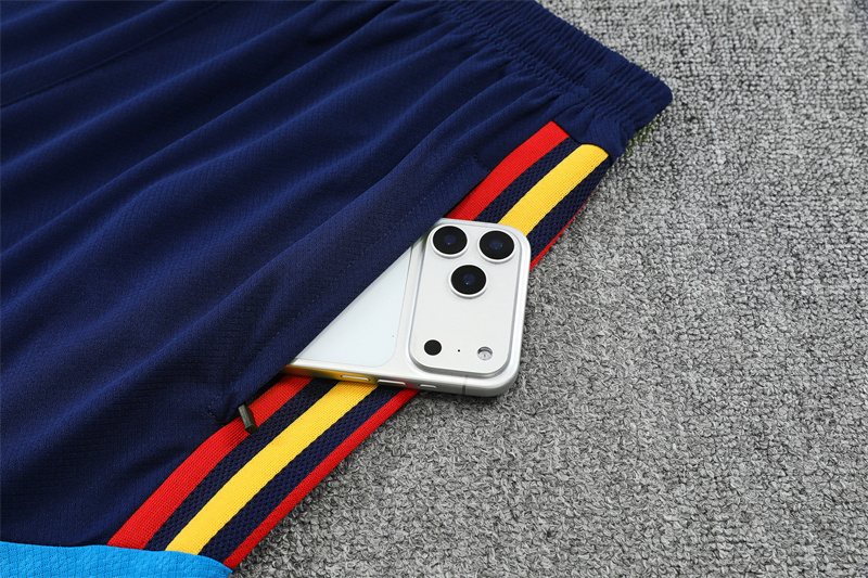 2026-27 Spain Royal Blue Short-Sleeve Training Jersey