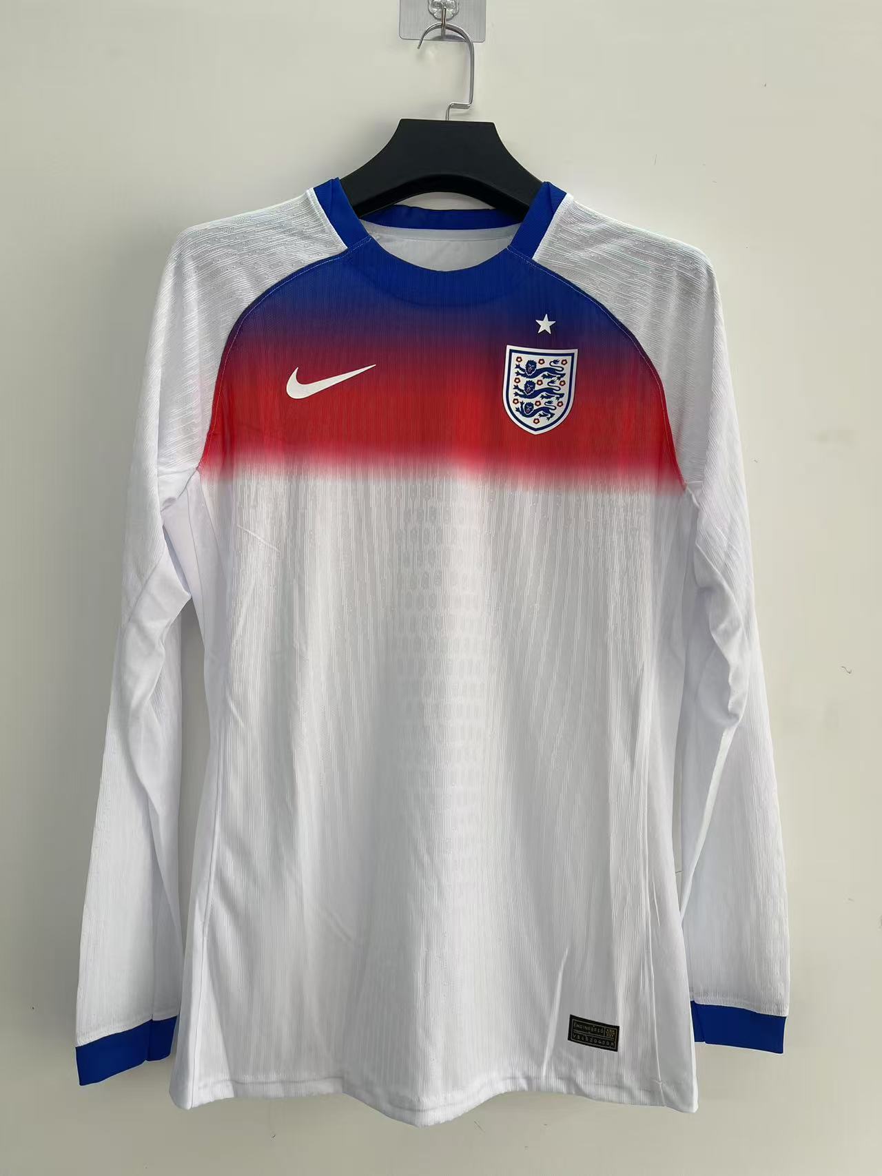 2025-26 England Home Long-Sleeve Jersey - Fan Edition