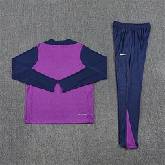 2025-26 Barcelona Purple Half-Dress Training Jersey