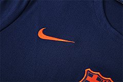 2025-26 Barcelona Royal Blue T90 Short Sleeve Training Jersey