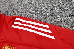 2025-26 Manchester United Red Half-Pull Training Jersey