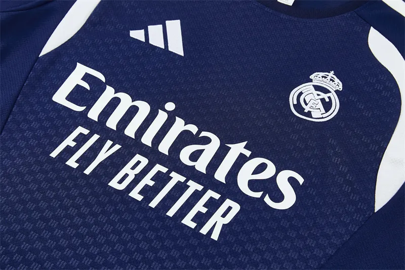 2026-27 Real Madrid Royal Blue Short-Sleeve Training Jersey