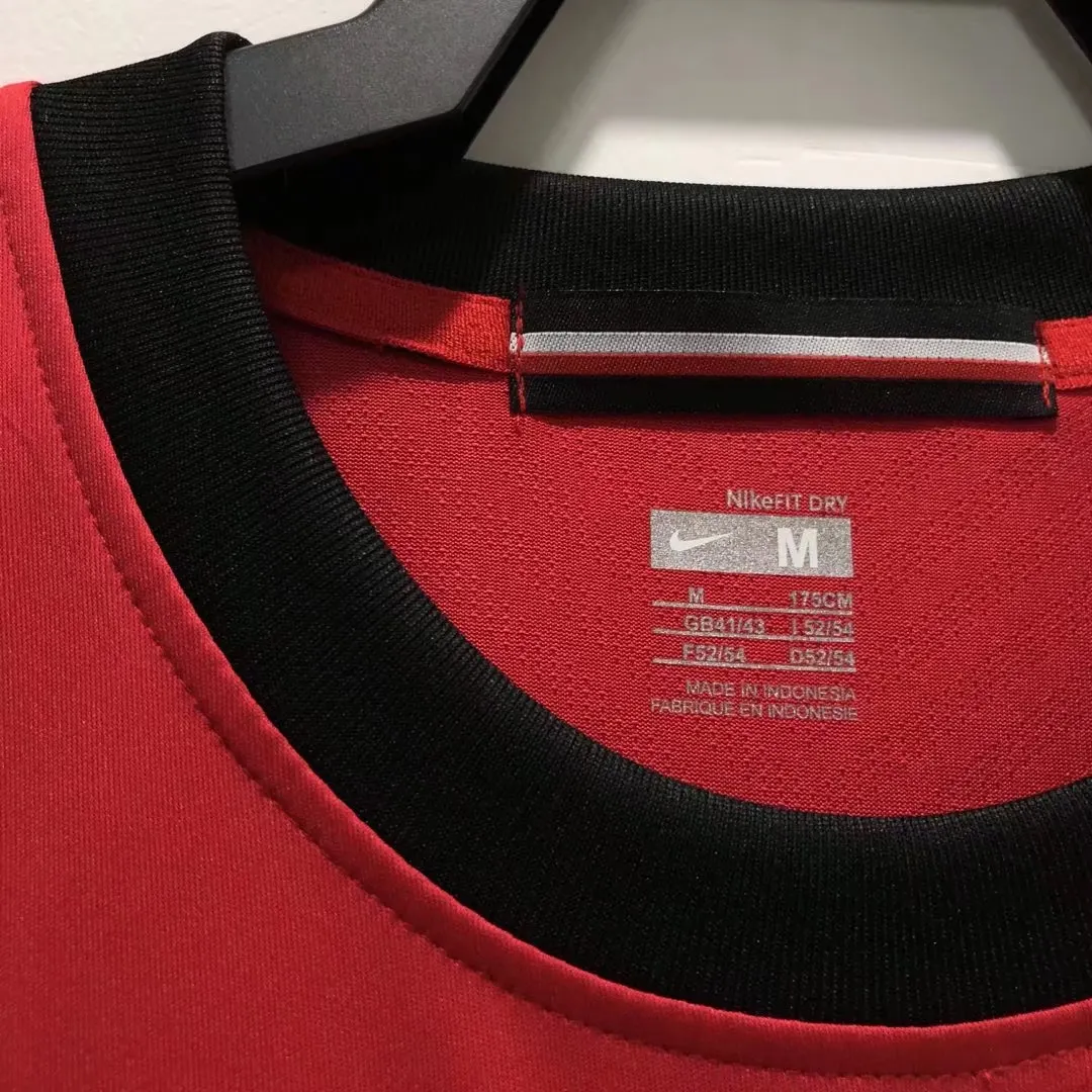 2010 Manchester United Home Long Sleeve Retro Jersey