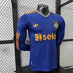2025-26 Newcastle United Away Long Sleeve Shirt - Player Edition