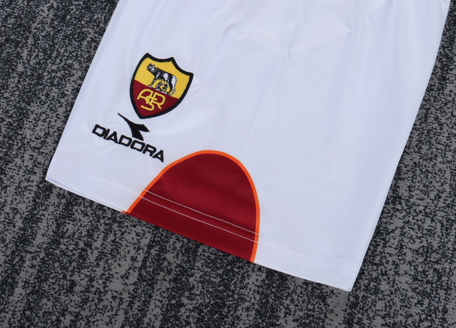 1999-00 Roma Home Retro Jersey - Children's Size