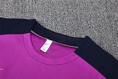 2025-26 Barcelona purple short-sleeved training jersey