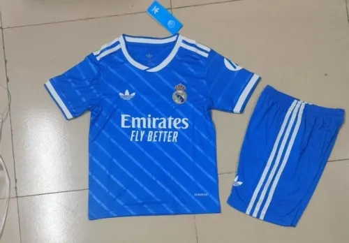 2025-26 Real Madrid Second Away Jersey - Kids