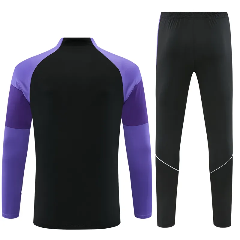 2026-27 Tottenham Hotspur Black Half-Zip Training Kit