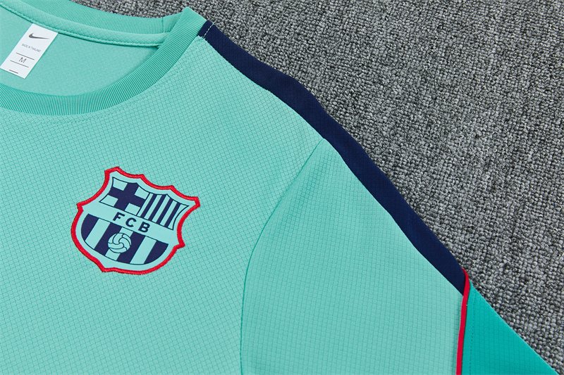 2026-27 Barcelona light blue short-sleeved training jersey