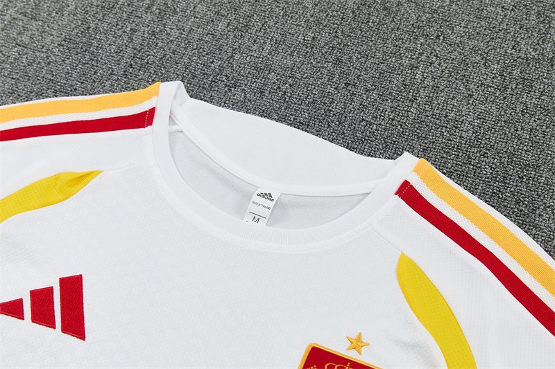 2026-27 Spain White Short-Sleeve Training Jersey