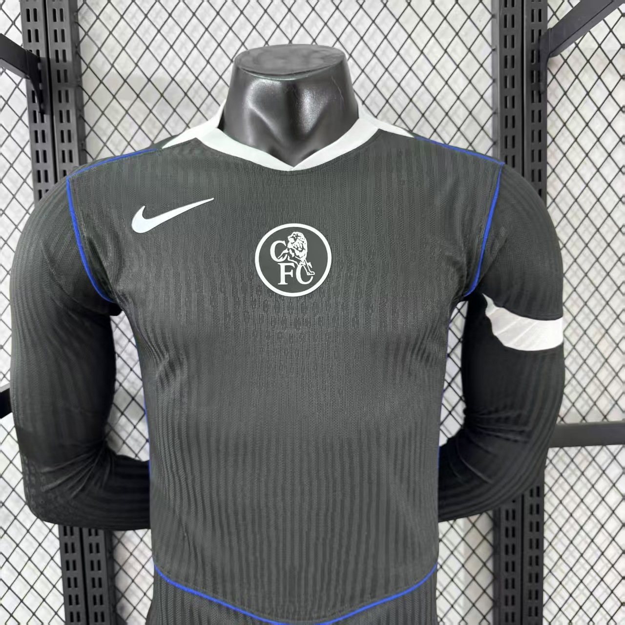 2025-26 Chelsea Third Away Long-Sleeve Jersey – Player Version