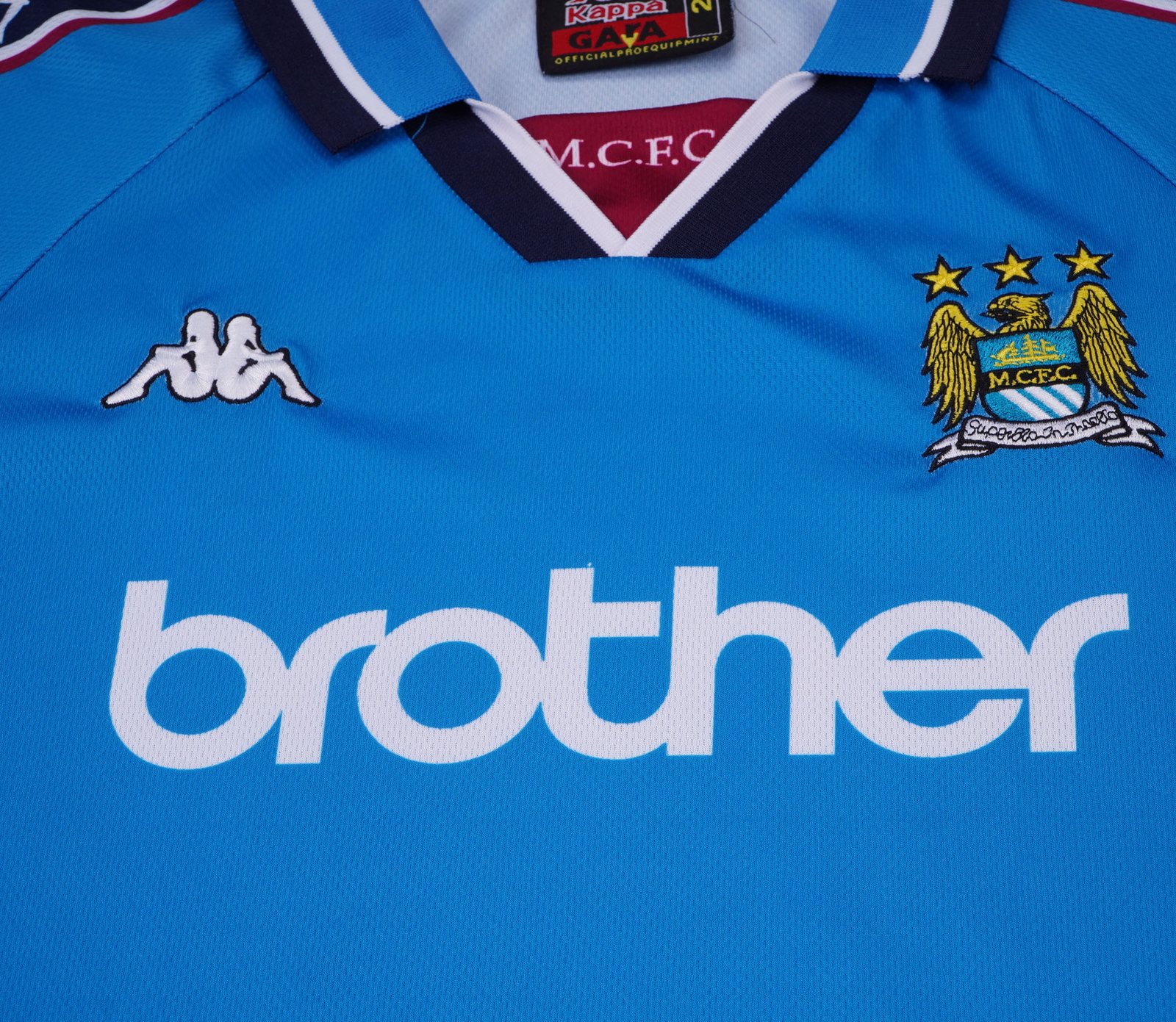 1997-98 Manchester City Home Jersey – Kids'