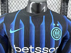 2025-26 Inter Milan Home Long-Sleeve Jersey – Player Version