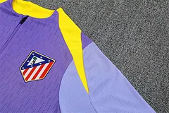 2025-26 Atletico Madrid Purple Half-Pull Training Jersey