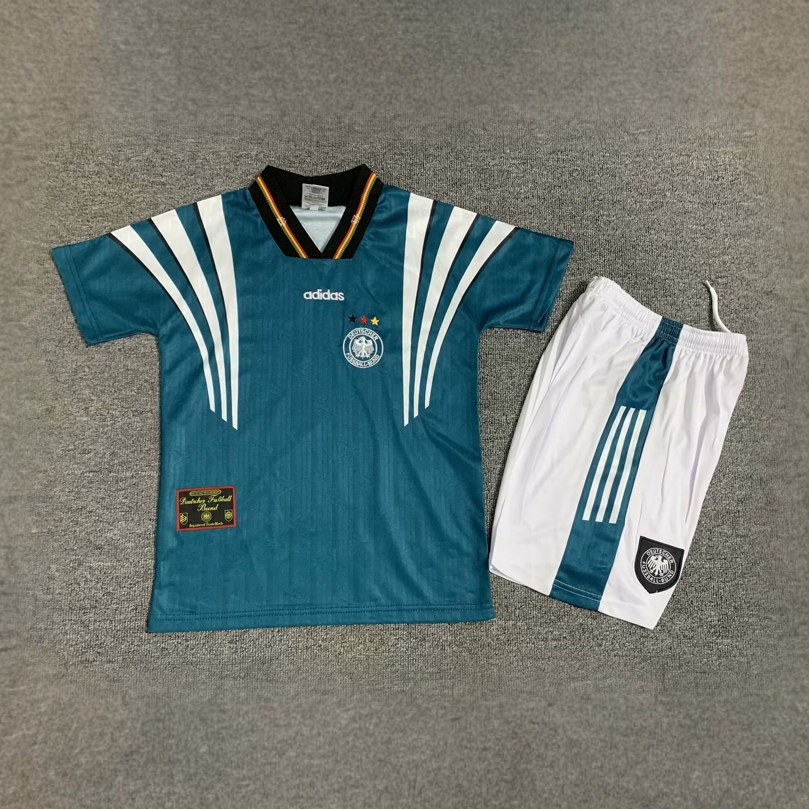 1996 Germany Away Retro Shirt - Kids 