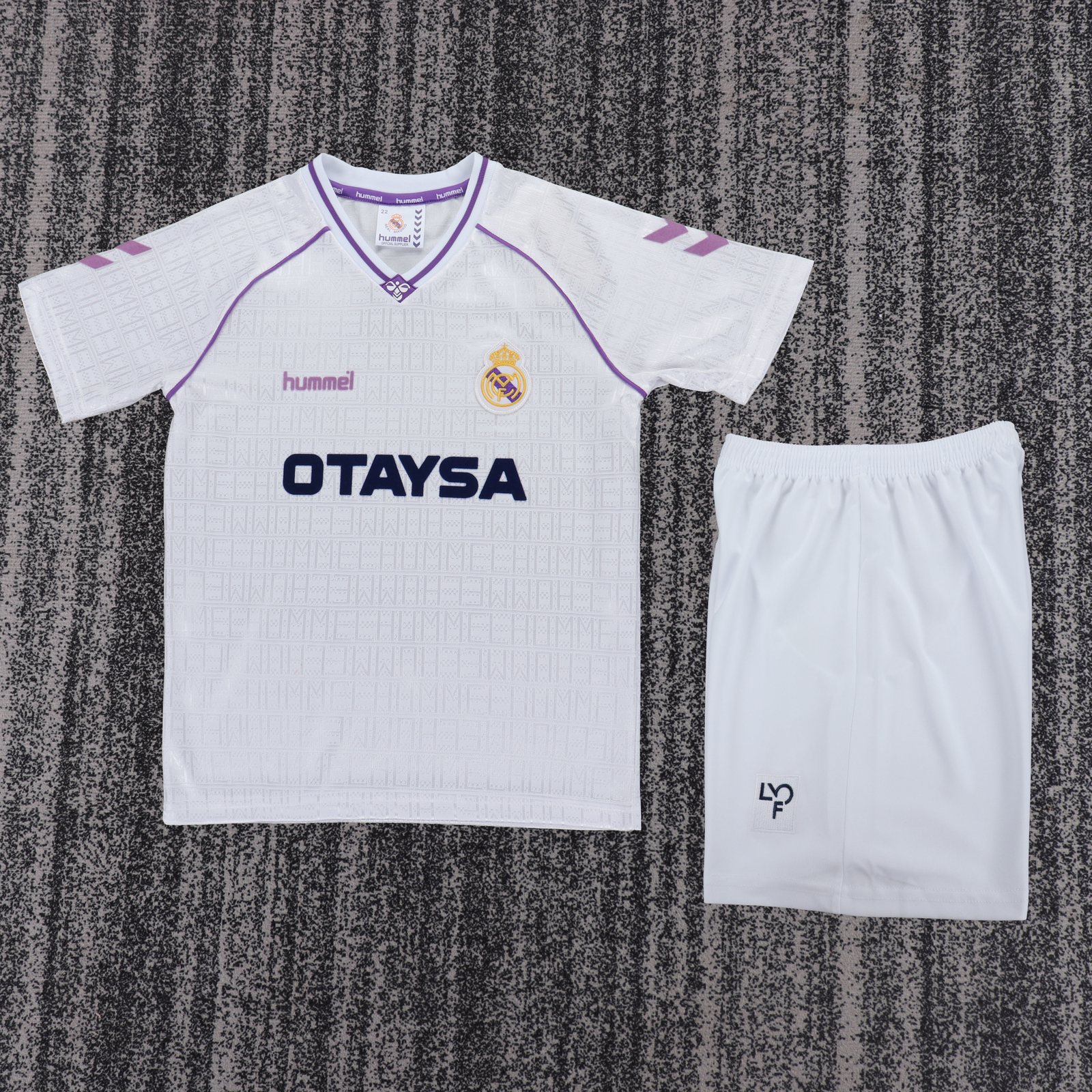 1990-92 Real Madrid Home Shirt – Kids'