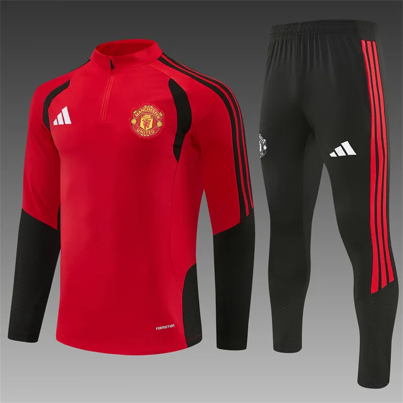 2026-27 Manchester United Red Half-Zip Training Jersey