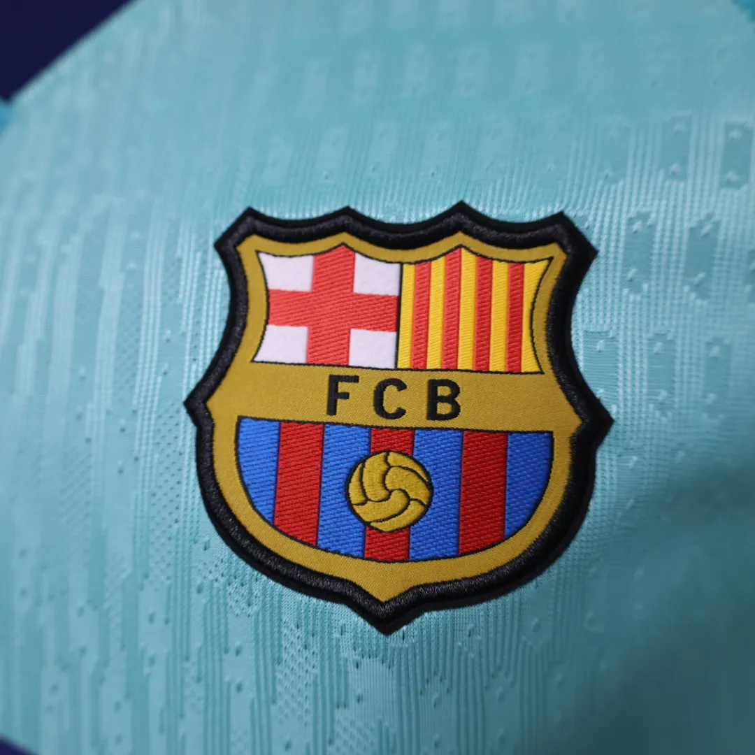 2026-27 Barcelona Second Away Long-Sleeve Jersey - Player Version