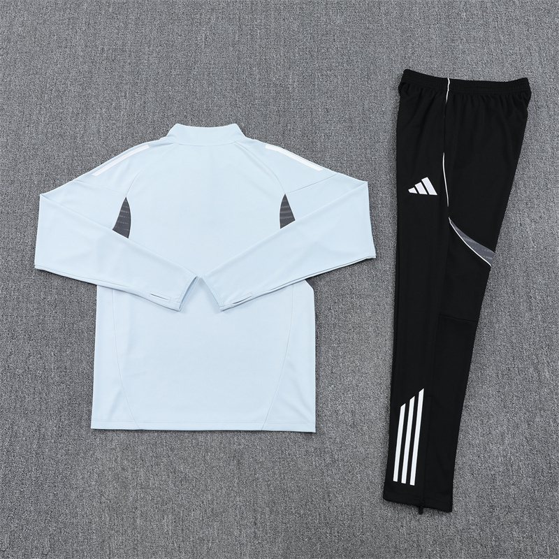 2025-26 Japan Light Grey Half-Zip Training Jersey
