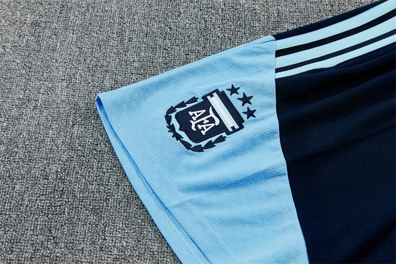 2026-27 Argentina Royal Blue Short-Sleeve Training Jersey