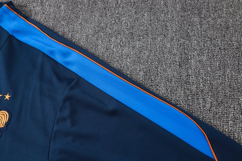 2026-27 France National Team Royal Blue Half-Zip Training Jersey