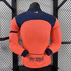 2025-26 Barcelona Second Away Long Sleeve Jersey - Player Edition
