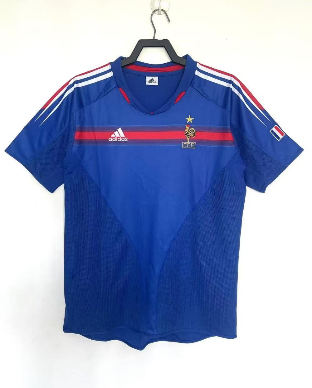 2004 France Home Retro Jersey