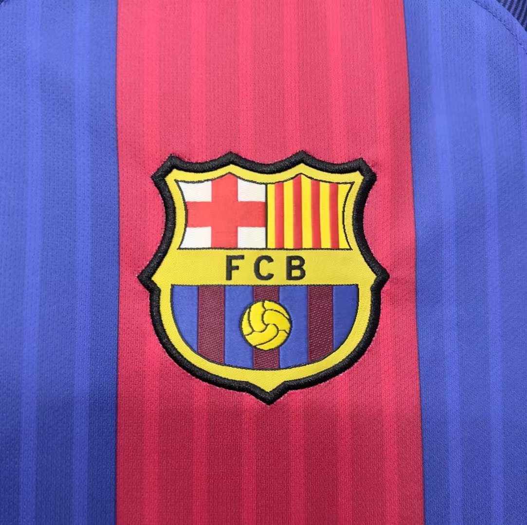 2016-17 Barcelona Home Retro Jersey