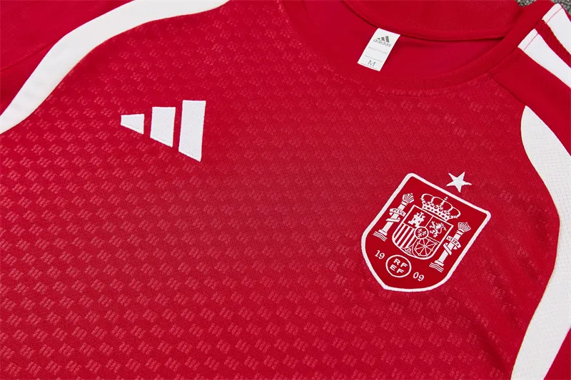 2026-27 Spain Red Short-Sleeve Training Jersey