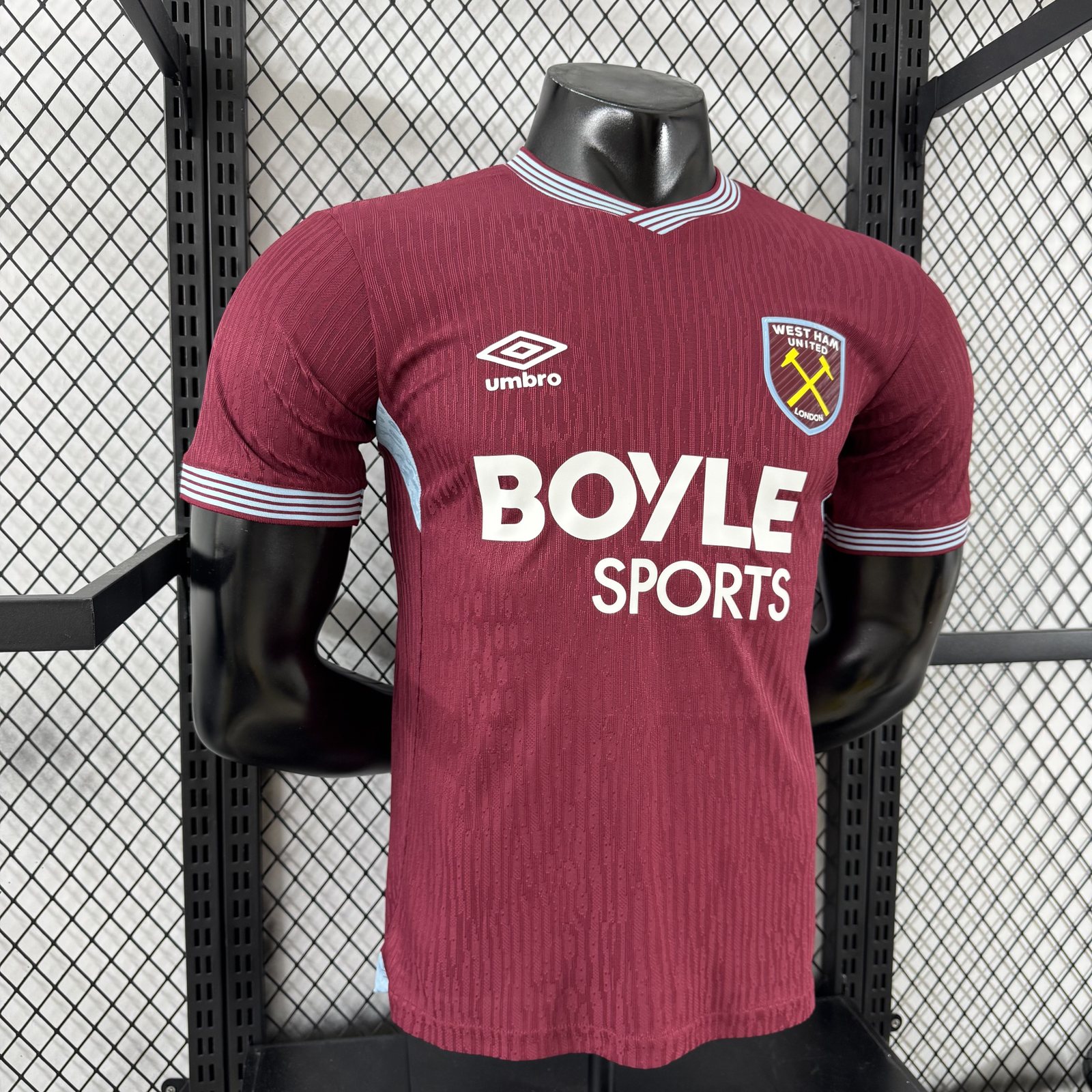 2025-26 West Ham United Home Shirt – Player Version